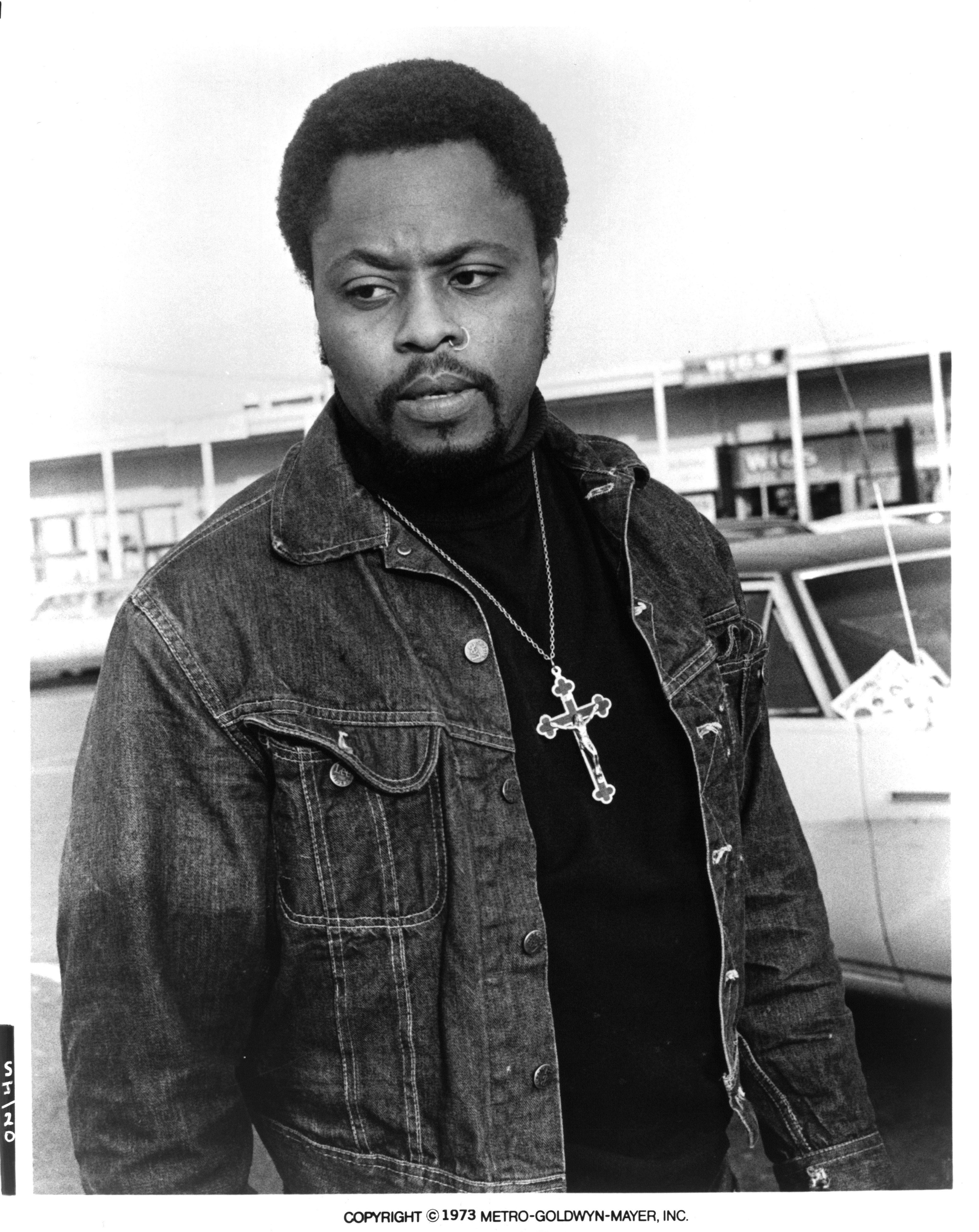  Actor Roger E. Mosley in a scene from the MGM movie "Sweet Jesus, Preacherman" circa 1973 | Source: Getty Images