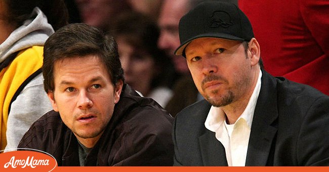 Mark Wahlberg and his brother Donnie Wahlberg attend the Los Angeles Lakers vs Boston Celtics game at the Staples Center on December 30, 2007 in Los Angeles, California | Photo: Getty Images