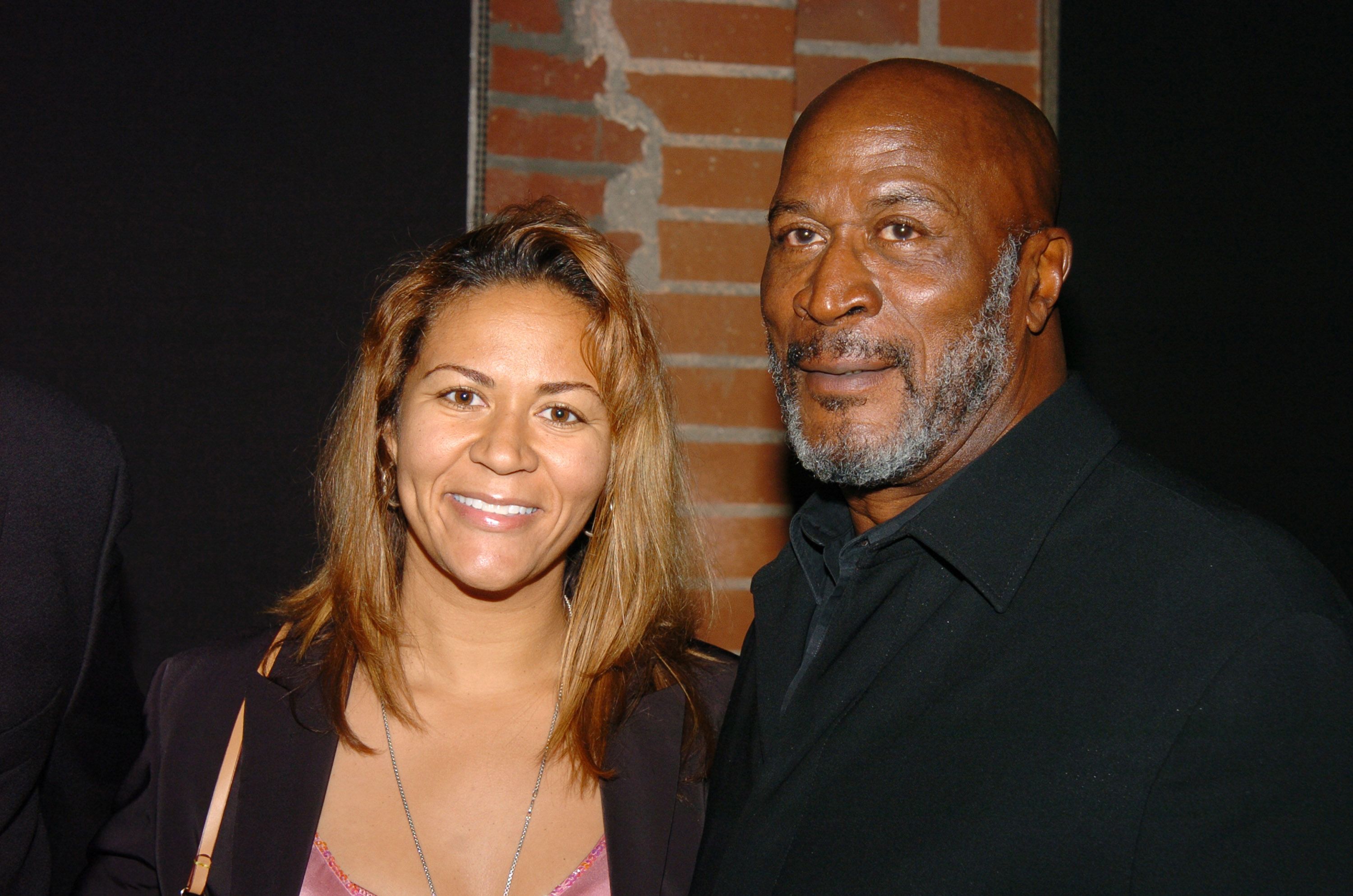 John Amos and daughter Shannon at the third annual "Acts of Love" after-party on November 08, 2004, in Los Angeles  | Photo: Getty Images