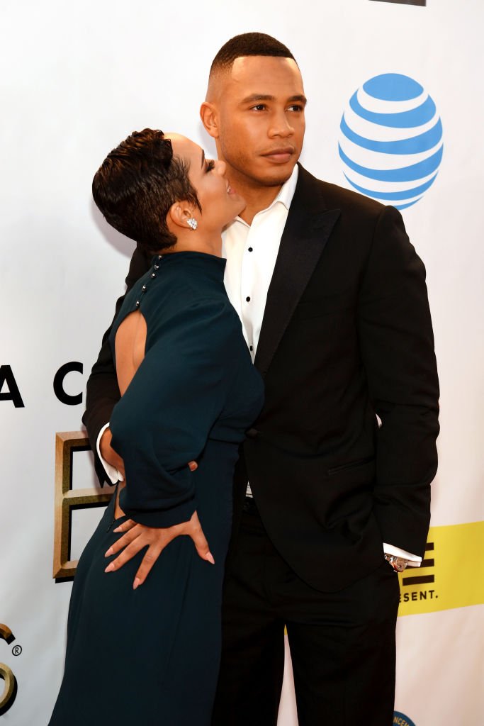 Grace Gealey & Trai Byers attend the 48th NAACP Image Awards on Feb. 11, 2017 in Pasadena, California | Photo: Getty Images