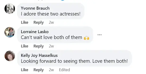 Social media users comment on a movie trailer post | Source: Facebook/LesLady