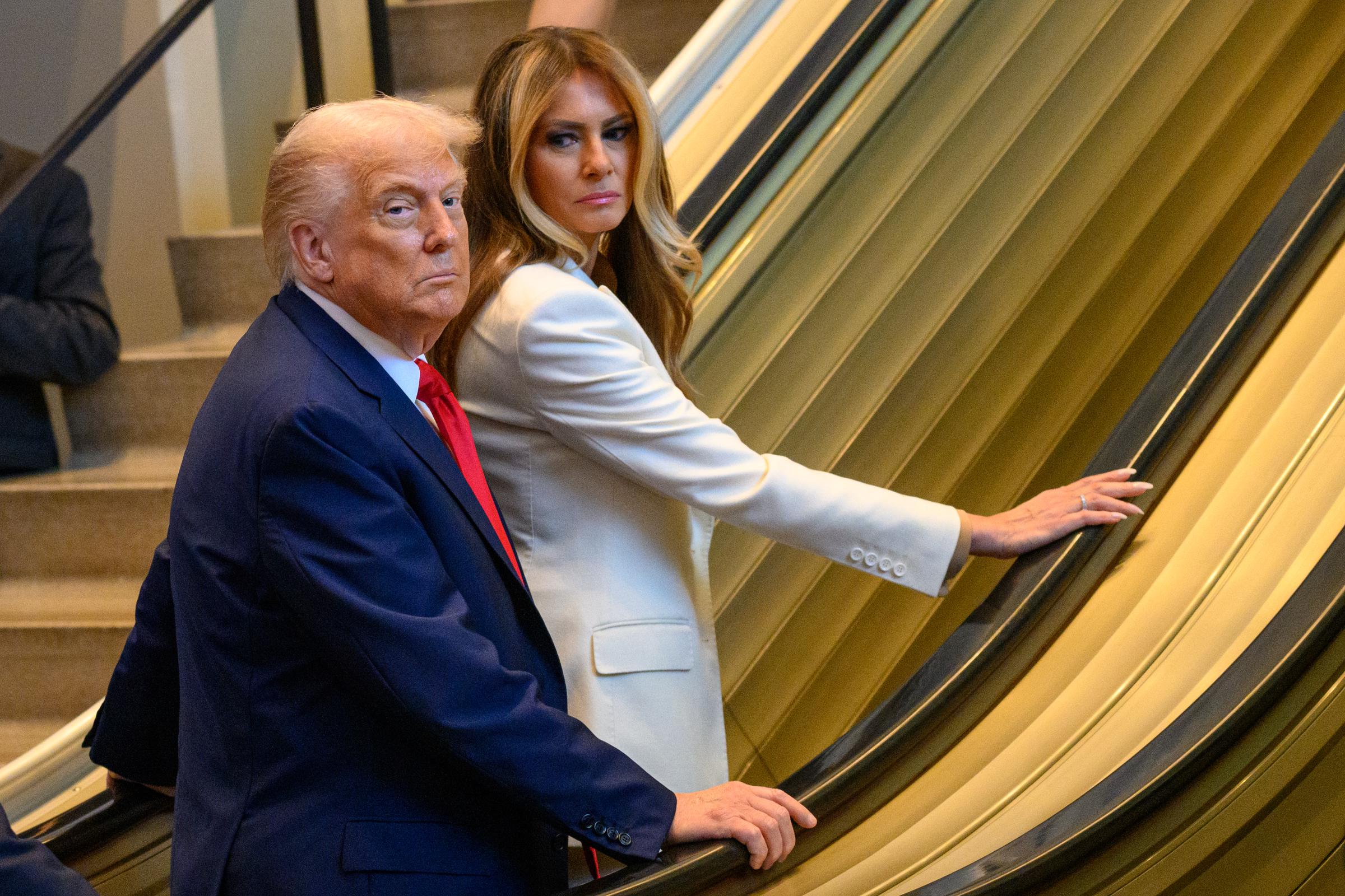Donald and Melania Trump at the 80th session of the UN’s General Assembly (UNGA) in New York City on September 23, 2025. | Source: Getty Images