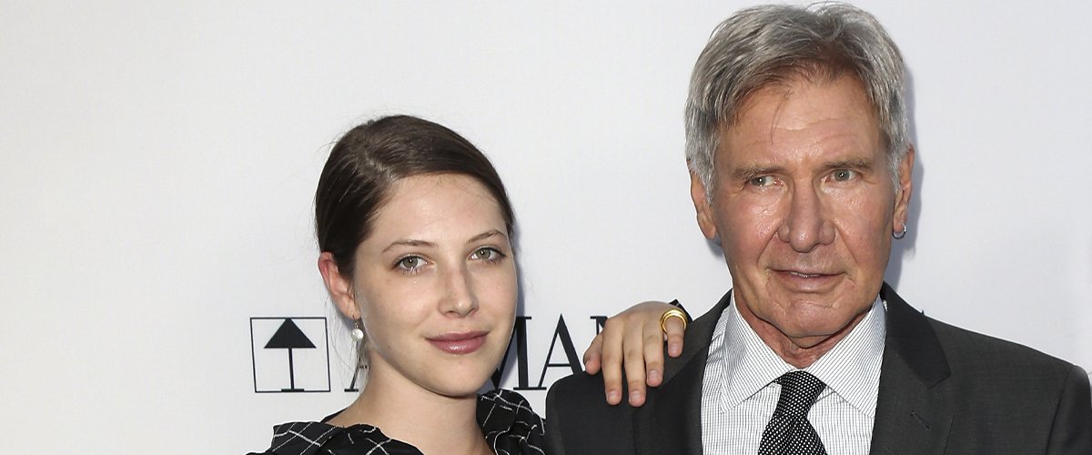 Harrison Ford y su hija Georgia en un evento. | Foto: Getty Images