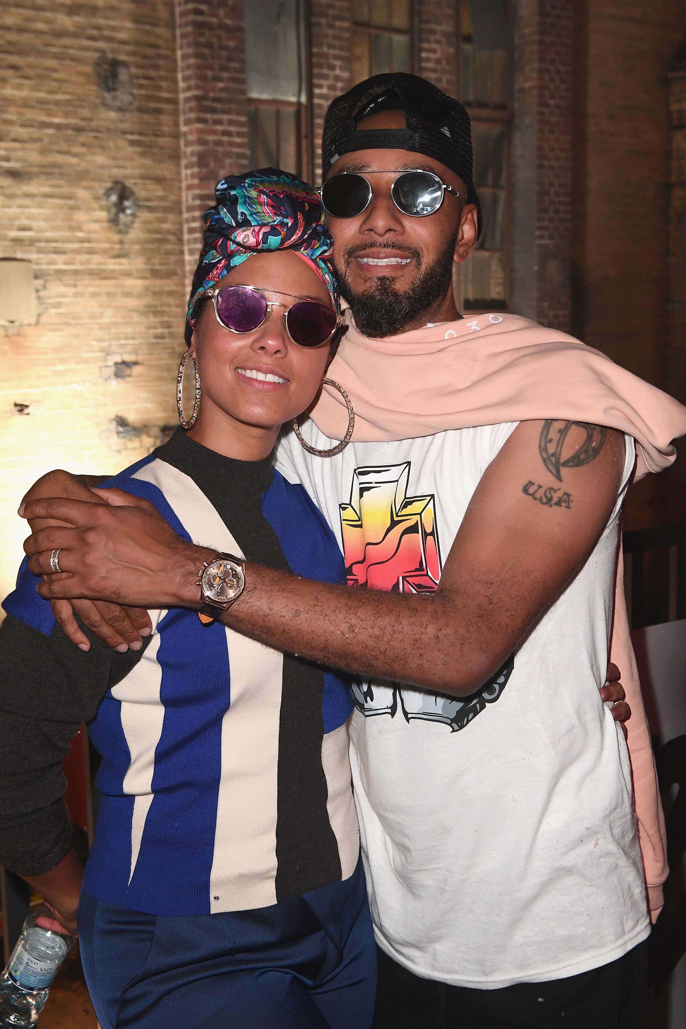 Swizz Beatz and Alicia Keys at the "The Dean Collection Present: No Commission" in 2017 in Berlin | Source: Getty Images