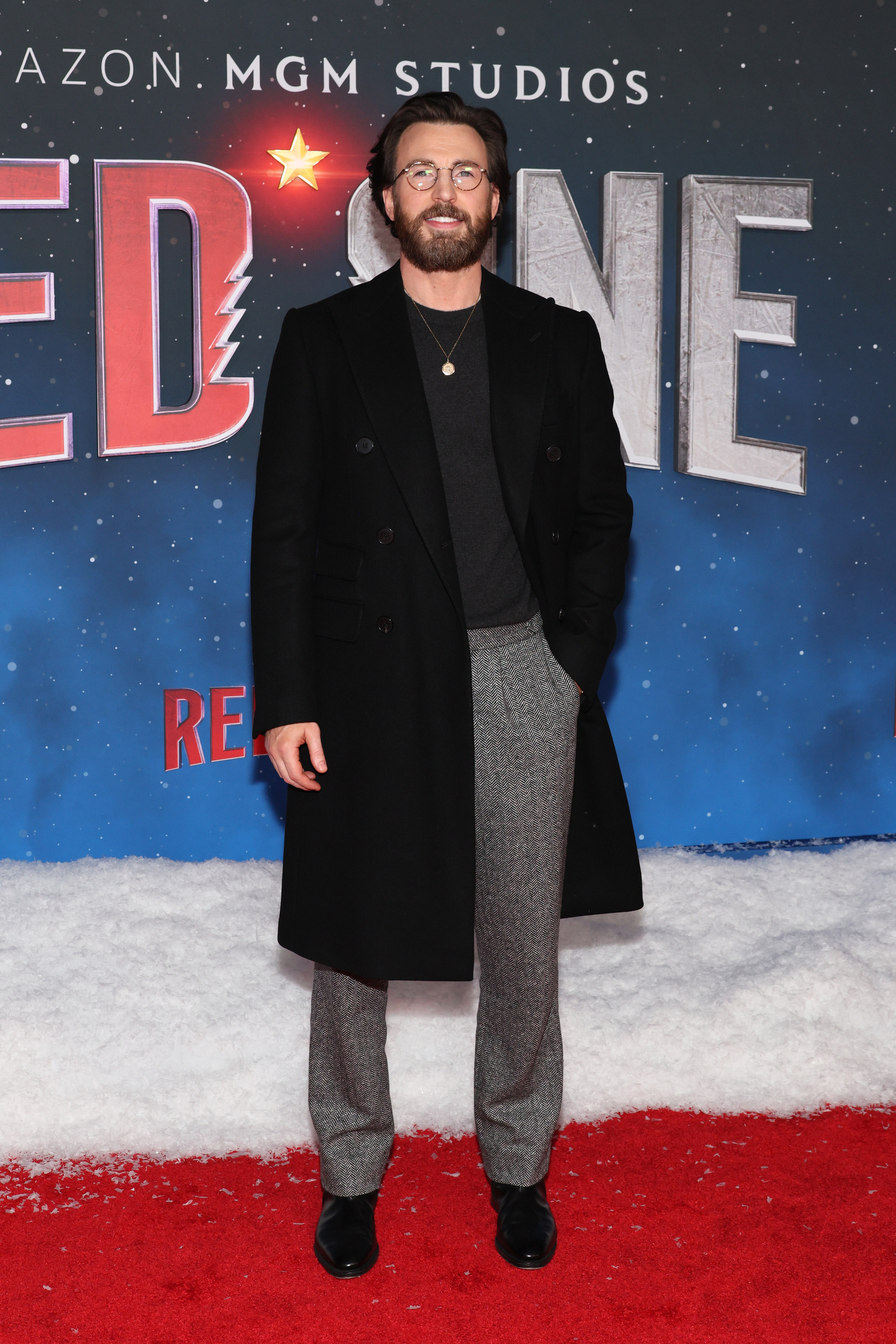 Chris Evans on November 11, 2024, in New York City | Source: Getty Images