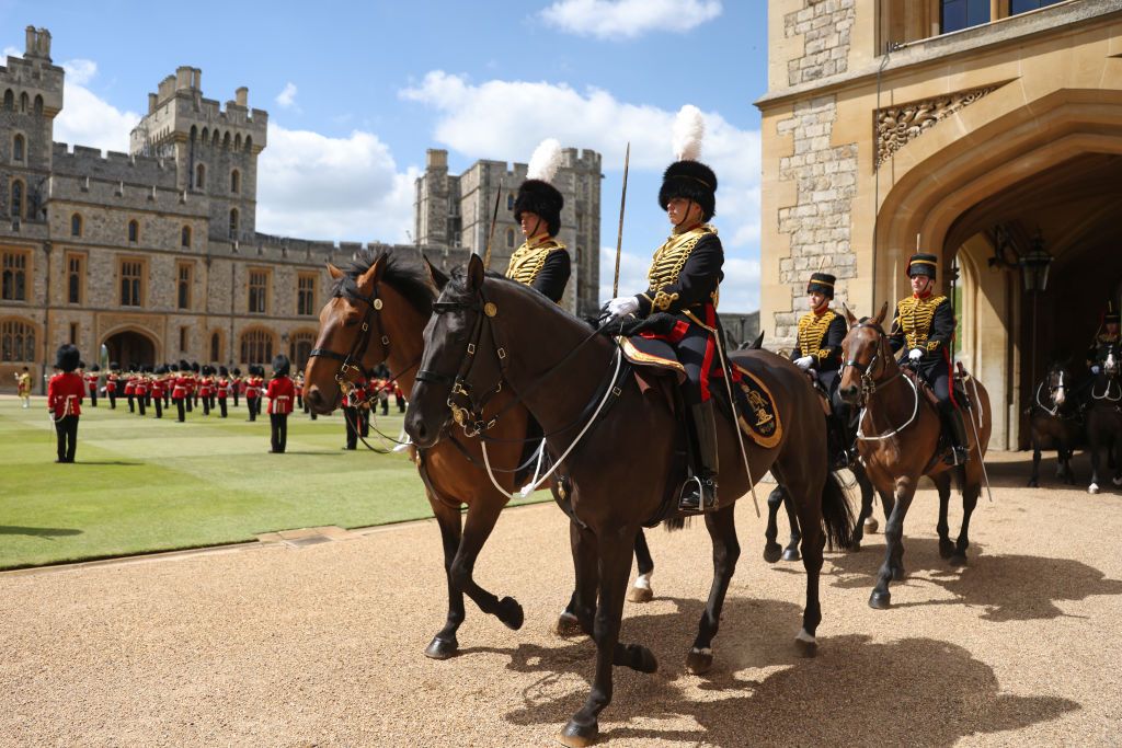 The King’s Troop Royal Horse Artillery during the Trooping the Colour ceremony in the Quadrangle of Windsor Castle to mark the Official Birthday of Queen Elizabeth II in Windsor, England | Photo: Chris Jackson/Getty Images