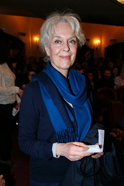 L'actrice Evelyne Buyle au Théâtre Edouard VII le 24 avril 2017 à Paris, France. | Photo : Getty Images