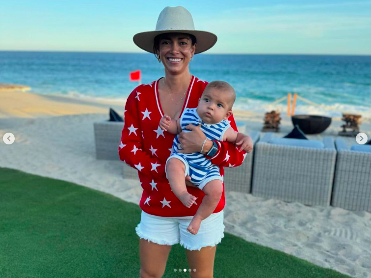 Nicole and Nico Phelps posing for a picture posted on July 11, 2024 | Source: Instagram/m_phelps00