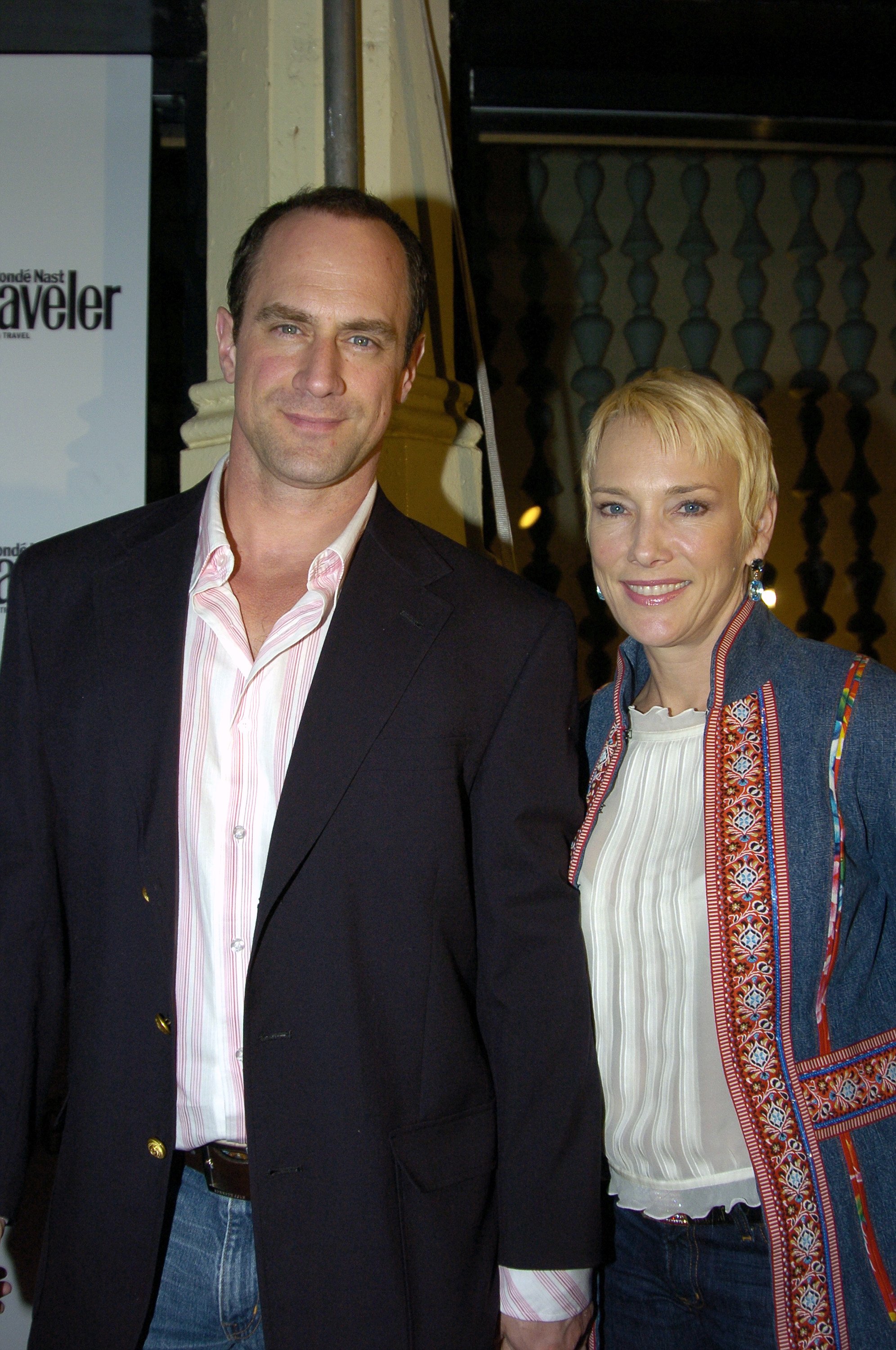Christopher Meloni and Sherman Williams at the Conde Nast Traveller "Hot List Party" on April 27, 2005. | Source: Richard Corkery/NY Daily News Archive/Getty Images