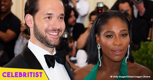 Serena Williams' husband melts hearts holding daughter Olympia in checkered dress in new photo