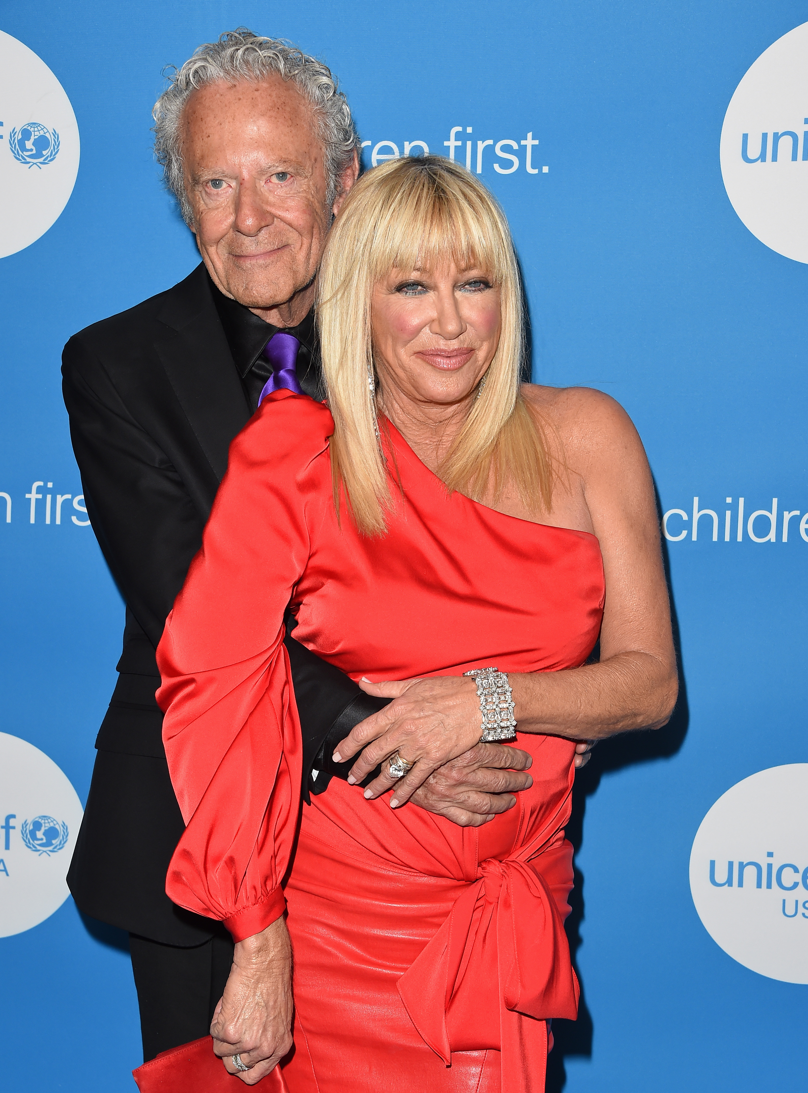 Alan Hamel and Suzanne Somers at the 7th Biennial UNICEF Ball Los Angeles | Source: Getty Images