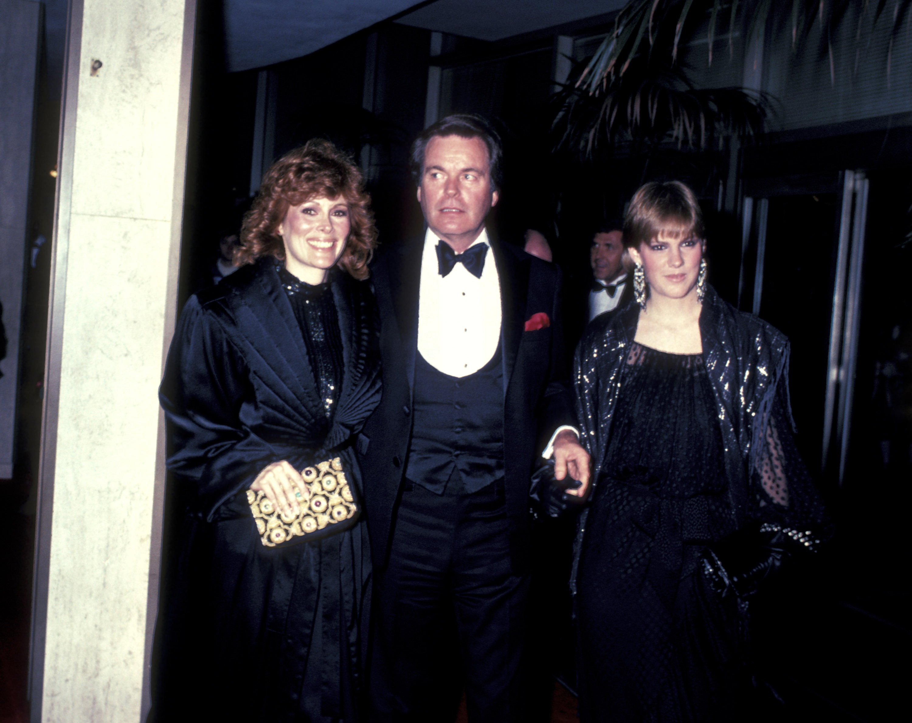 Robert Wagner, Jill St. John, and Katie Wagner, at the 40th Annual Golden Globe Awards on November 17, 1983| Source: Getty Images 