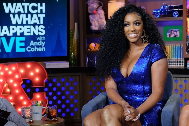 Porsha Williams guesting on "Watch What Happens Live with Andy Cohen" | Source: Getty Images/GlobalImagsUkraine