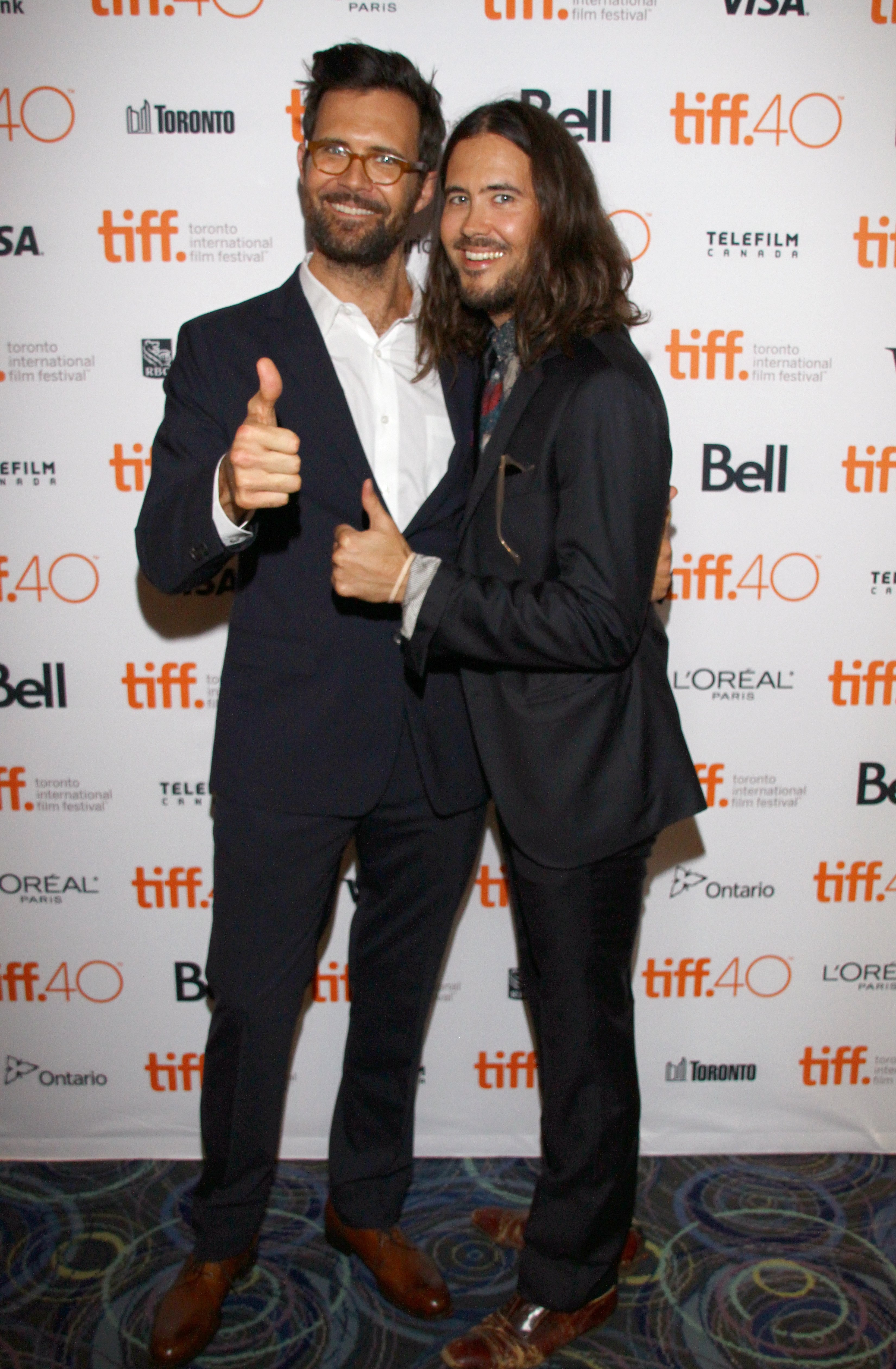 Actor Oz Perkins and artist Elvis Perkins attend the "February" photo call during the 2015 Toronto International Film Festival at Scotiabank on September 12, 2015 in Toronto, Canada | Photo: Getty Images