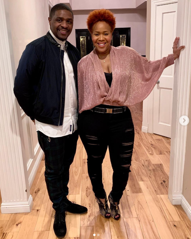 Tina and Glendon "Teddy" Campbell in a photo for Valentine's Day on February 14, 2019 | Source: Instagram/teddyandtina