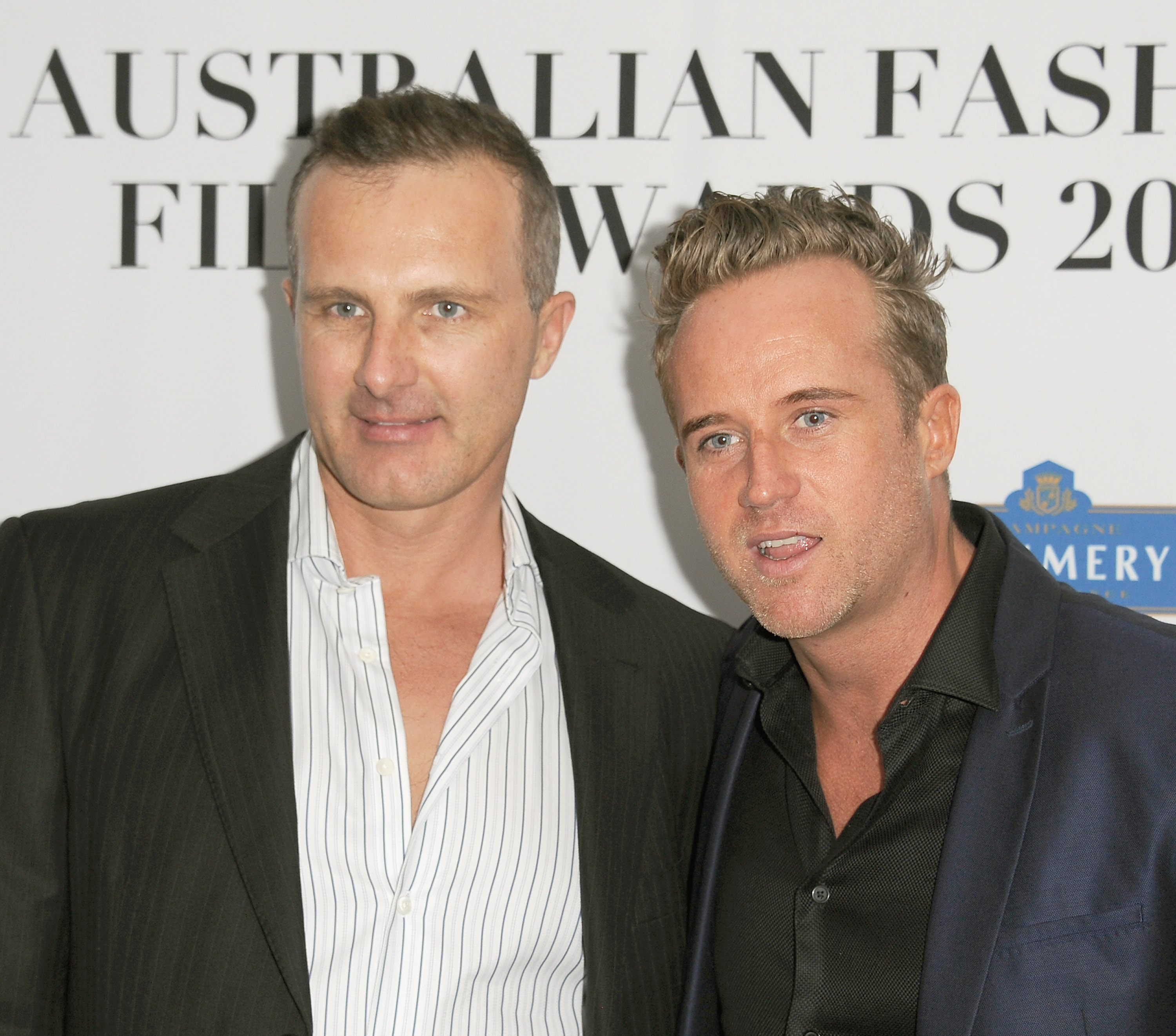 Mark Moon and Jai Evans attend the Australian Fashion Film Awards at the QT Private Screening Hall on April 15, 2015 in Sydney, Australia | Source: Getty Images