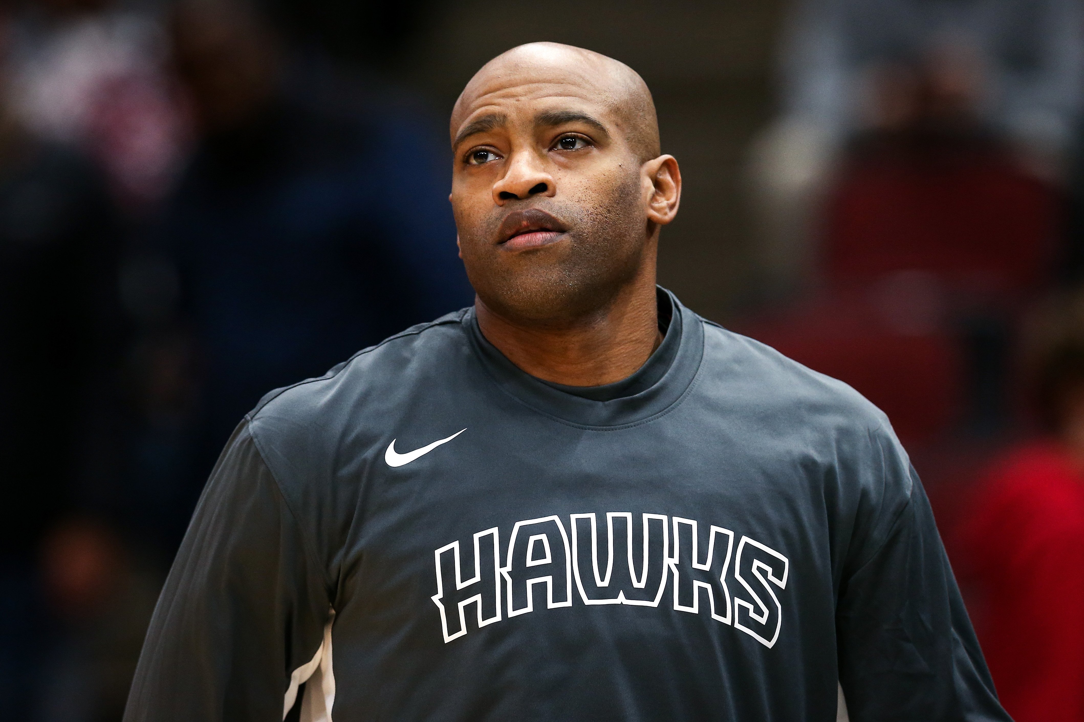 Vince Carter #15 of the Atlanta Hawks at the United Center on October 17, 2019 in Chicago, Illinois. | Source: Getty Images