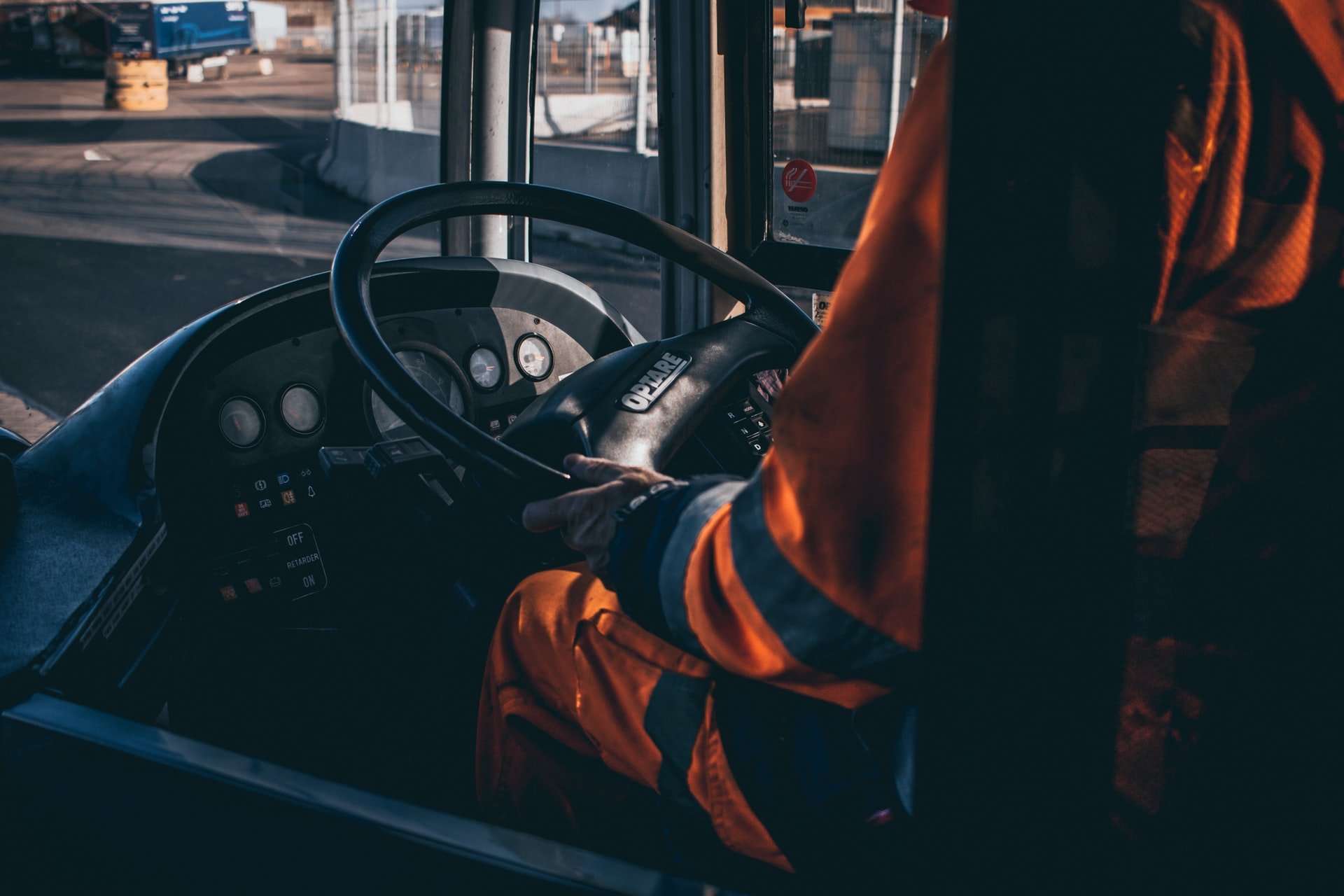 The boy approached the bus driver. | Source: Unsplash