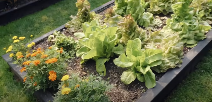 A section of Gwyneth Paltrow's Hamptons garden from a video posted in October 2023 | Source: youtube.com/@Vogue