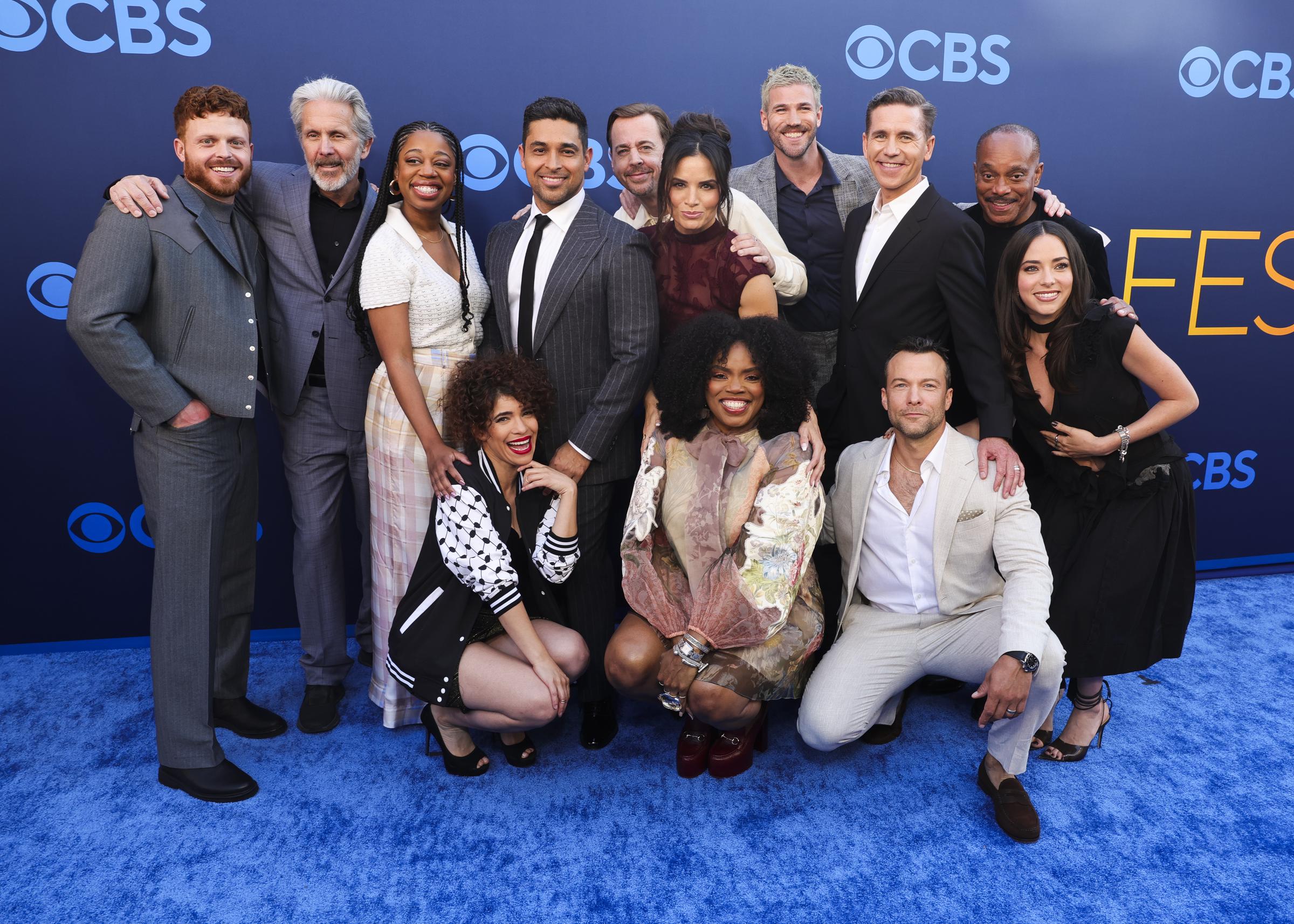 The cast of "NCIS: Origins" at the CBSFEST 2025-2026 Schedule Announcement event on May 7, 2025, in Los Angeles, California. | Source: Getty Images