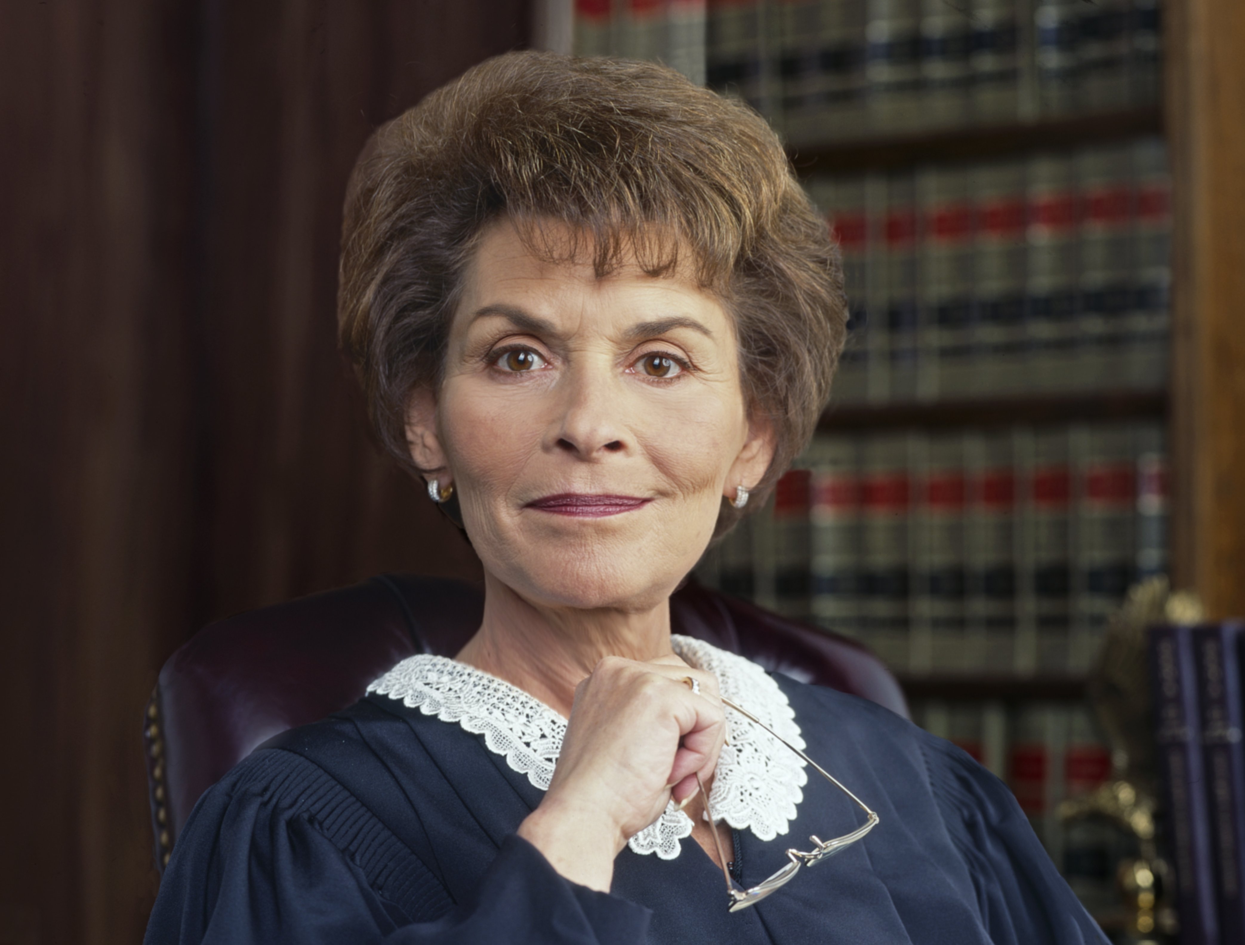 Cultural icon Judge Judy Sheindlin poses for a photo in December 1996 in Los Angeles, California | Photo: Getty Images