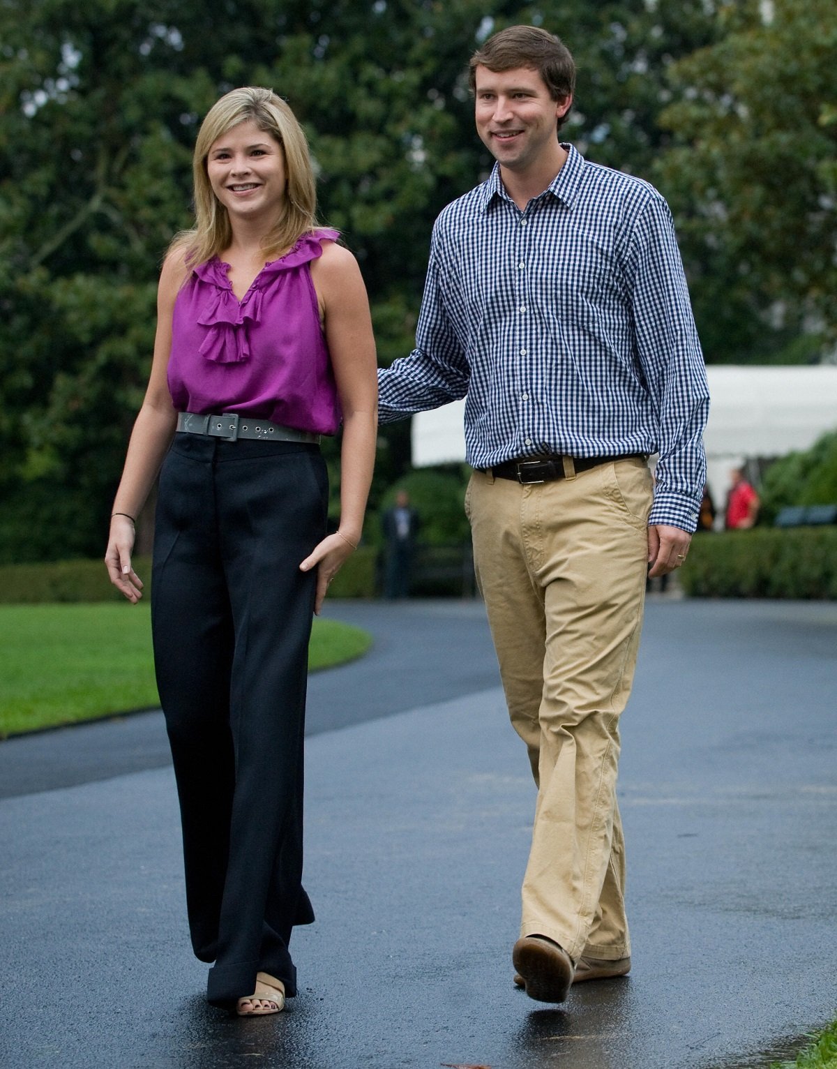 Jenna Bush Hager and Henry Hager in Washington, DC, on September 27, 2008 | Source: Getty Images