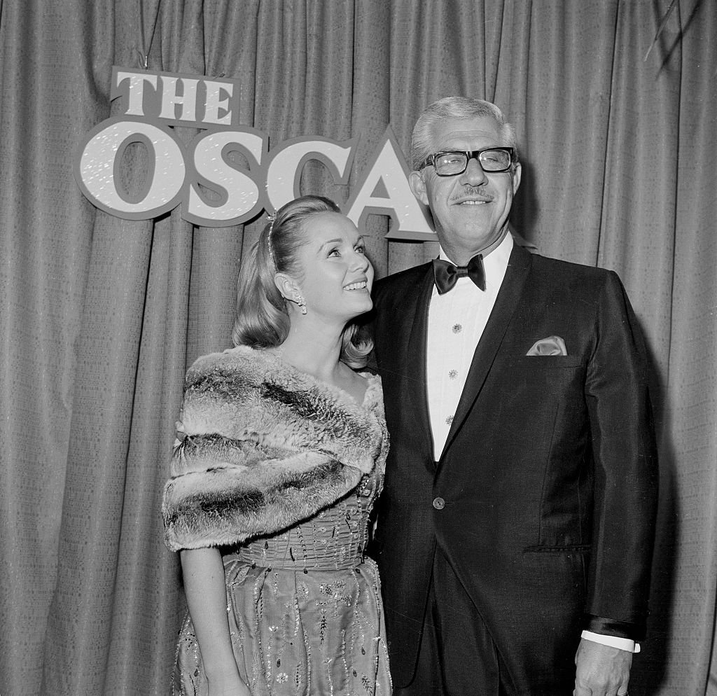 Actress Debbie Reynolds and Harry Karl at the Academy Awards in Los Angeles,CA circa 1966. | Photo: Getty Images
