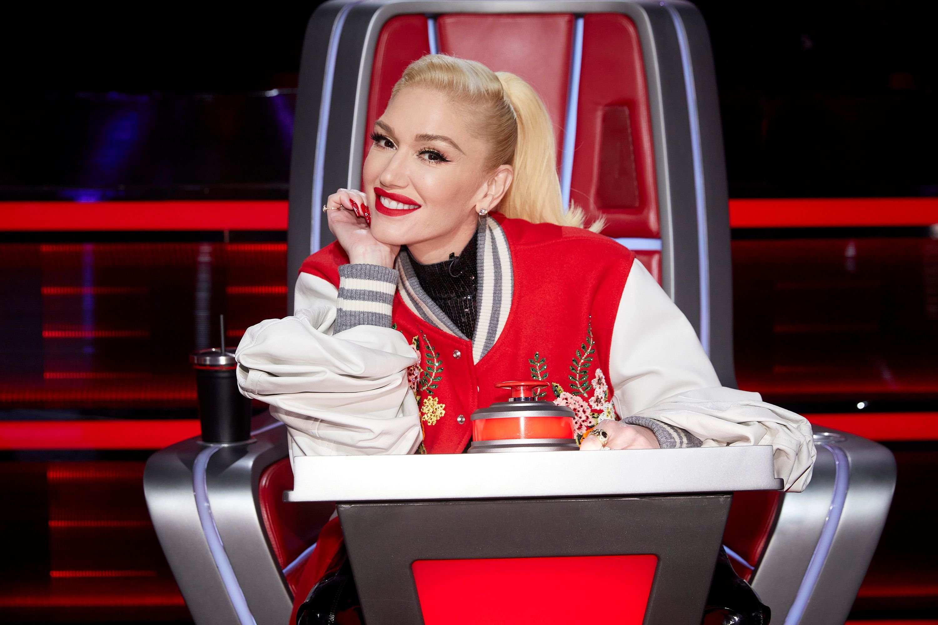 Gwen Stefani on set for Season 19 of "The Voice" | Source: Getty Images