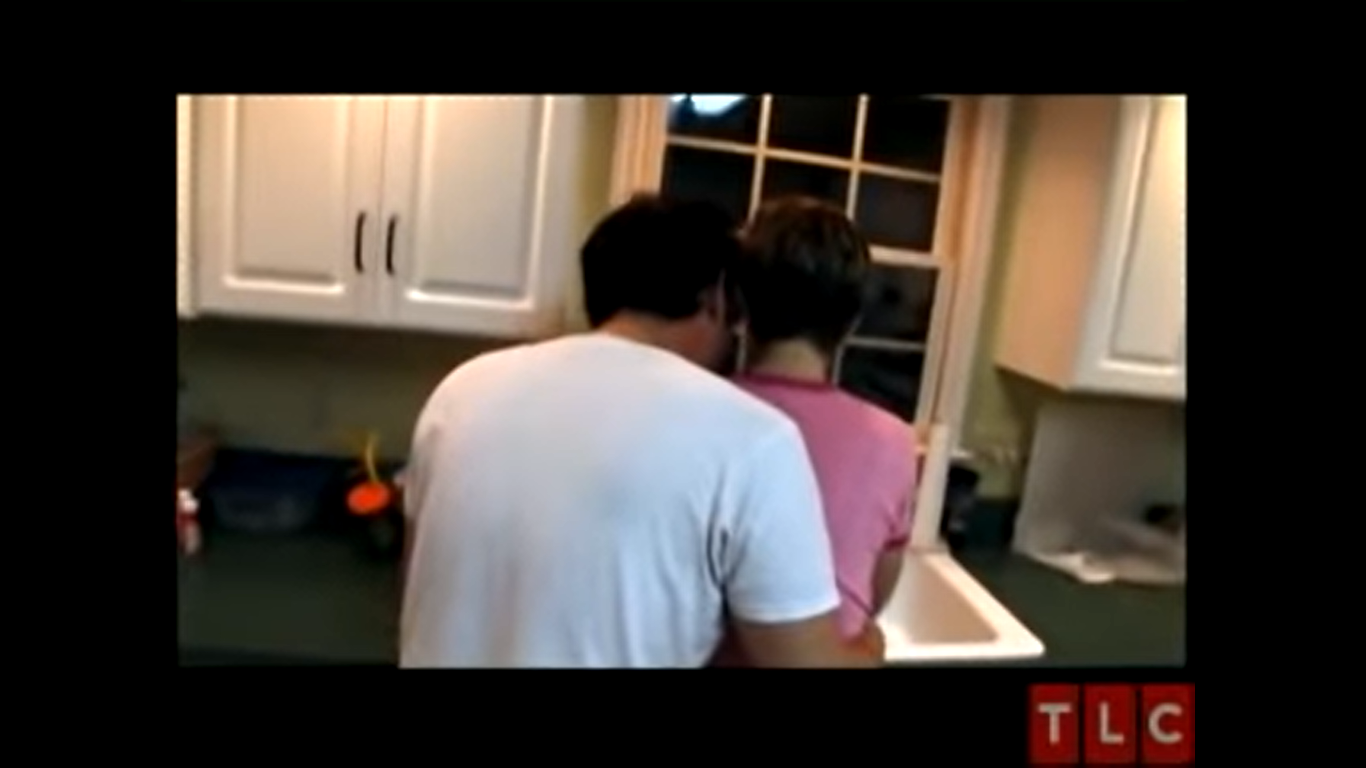 Jon and Kate Gosselin pictured at their home | Source: YouTube/TLC