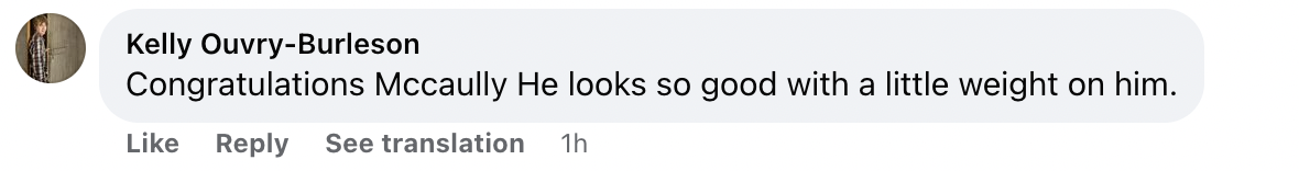 A fan's comment on a clip about Macaulay Culkin and Brenda Song on April 30, 2023 | Source: Facebook/Entertainment Tonight