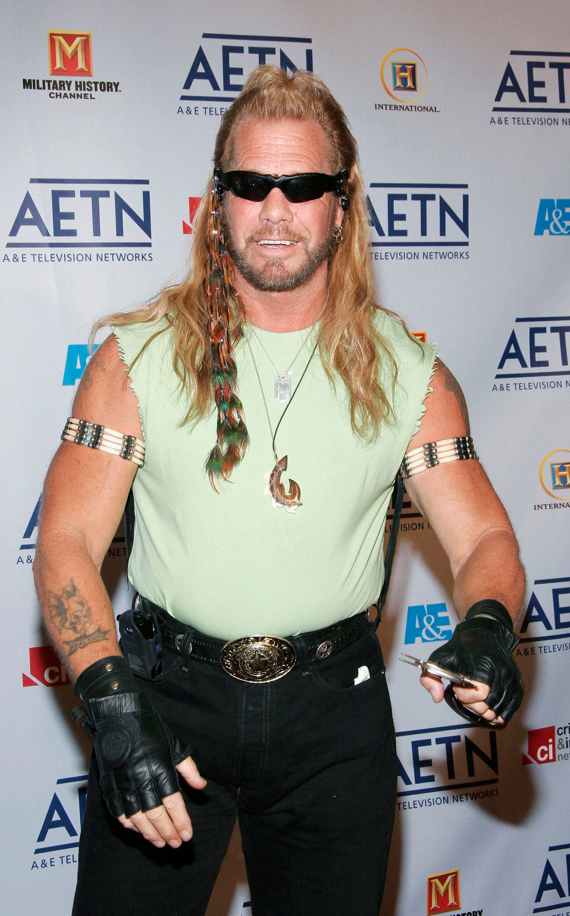 Dog The Bounty Hunter Duane "Dog" Chapman arrives to A&E Television Networks Upfront. | Getty Images