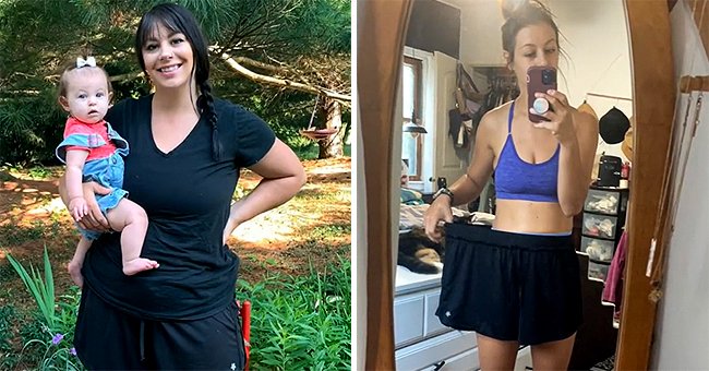 A young mother embarked on a weight loss journey and now she looks like a whole new person | Photo: Tiktok/mamabird2 