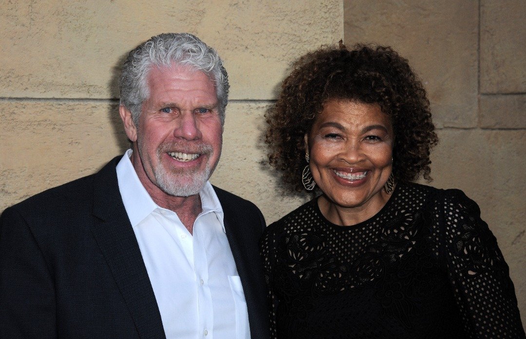 Actor Ron Perlman and wife Opal Perlman arrive for the premiere Of "Skin Trade" held at the Egyptian Theatre on May 6, 2015 | Source: Getty Images