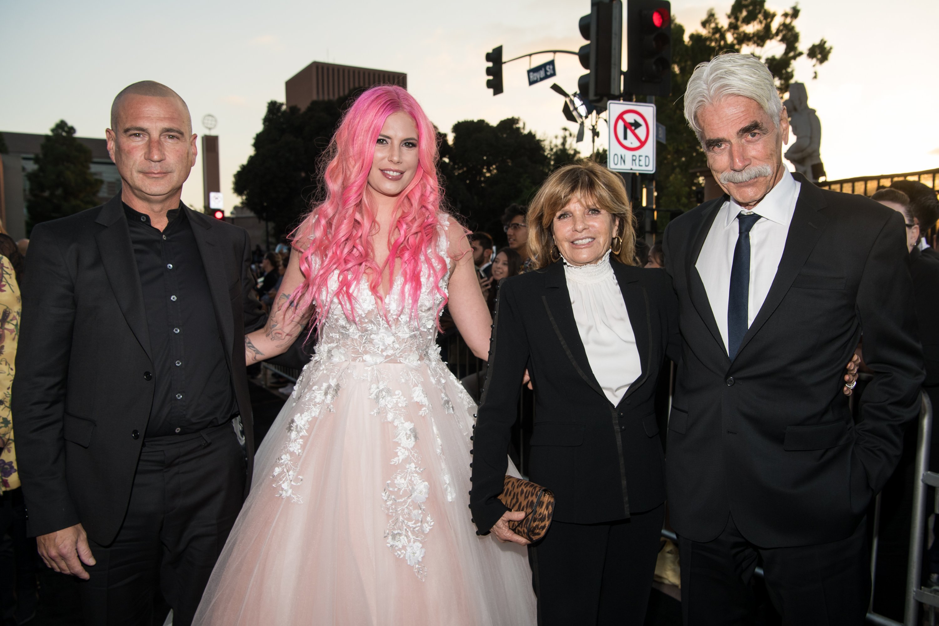 Randy Christopher, Cleo Rose Elliott, Katharine Ross and Sam Elliott attend the premiere of Warner Bros. Pictures' "A Star Is Born" at The Shrine Auditorium on September 24, 2018 in Los Angeles, California | Source: Getty Images