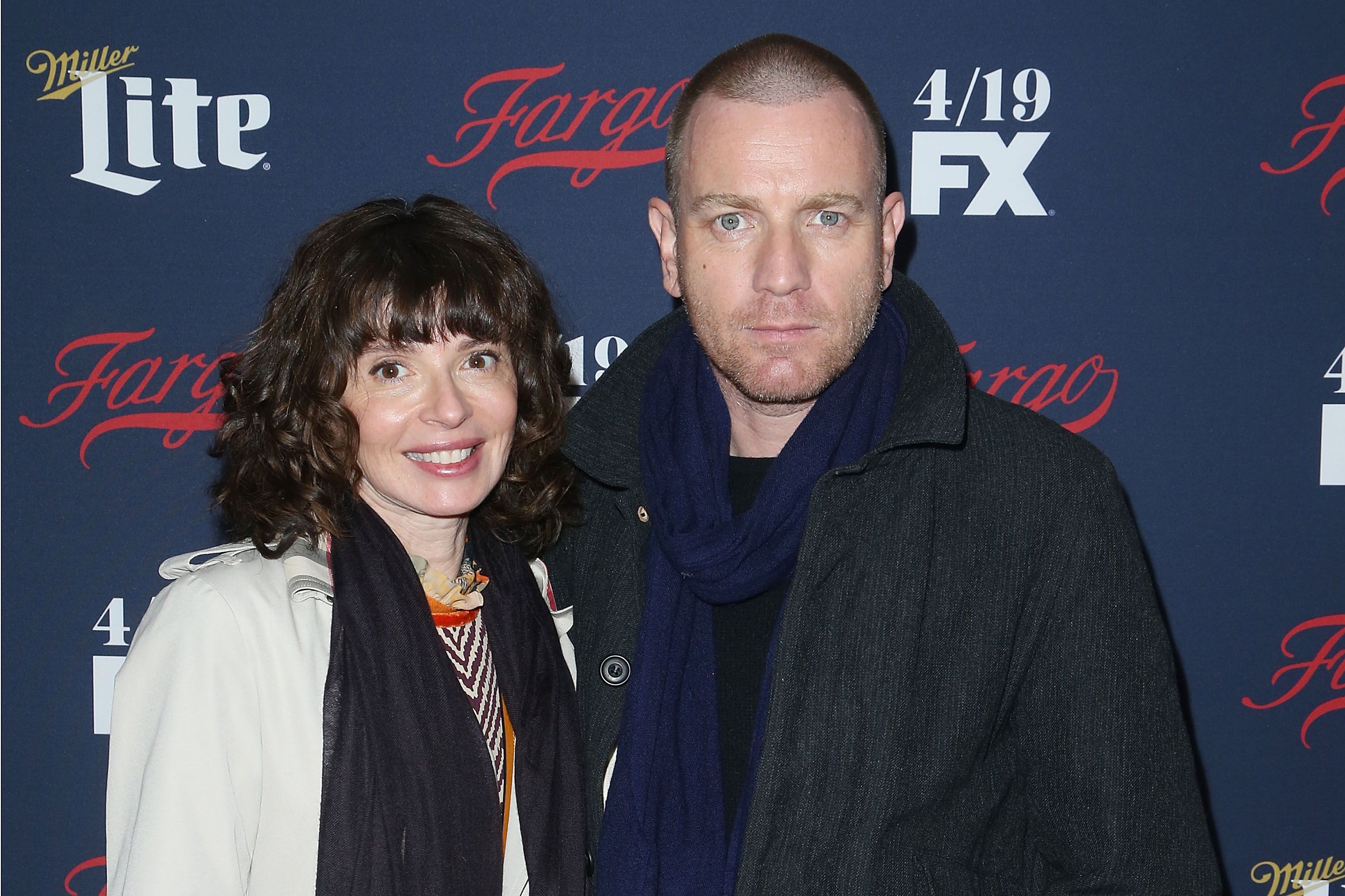 Eve Mavrakis and Ewan McGregor at the SVA Theater in 2017 in New York City | Source: Getty Images