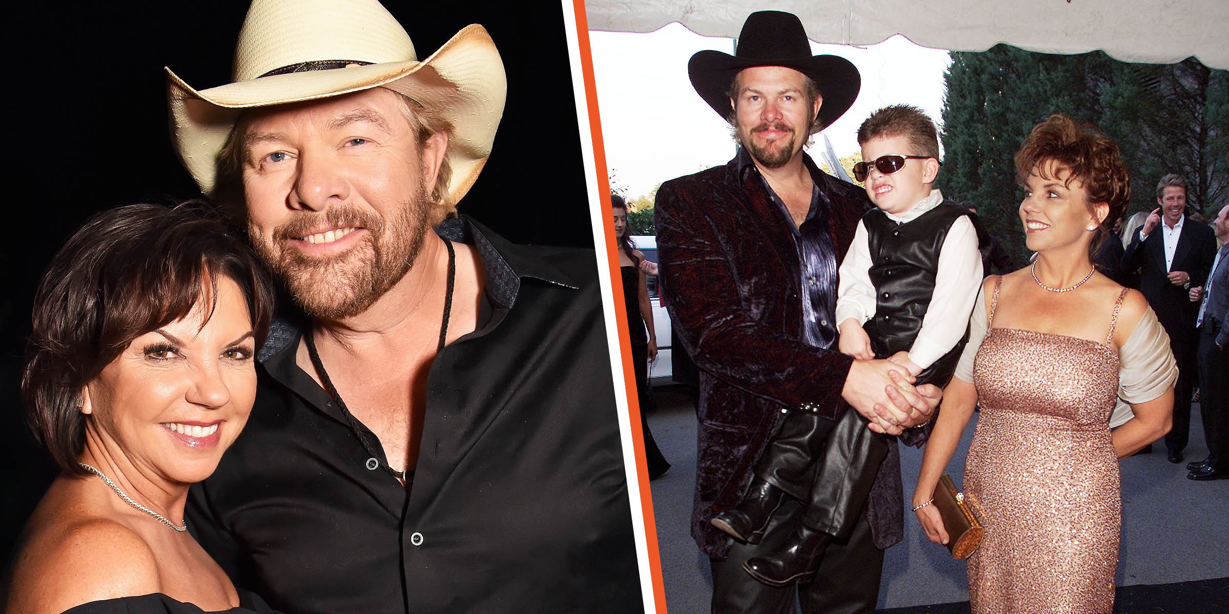 Toby Keith and Tricia Lucus | Toby Keith, Tricia Lucus and Stelen Keith Covel | Source: Getty Images