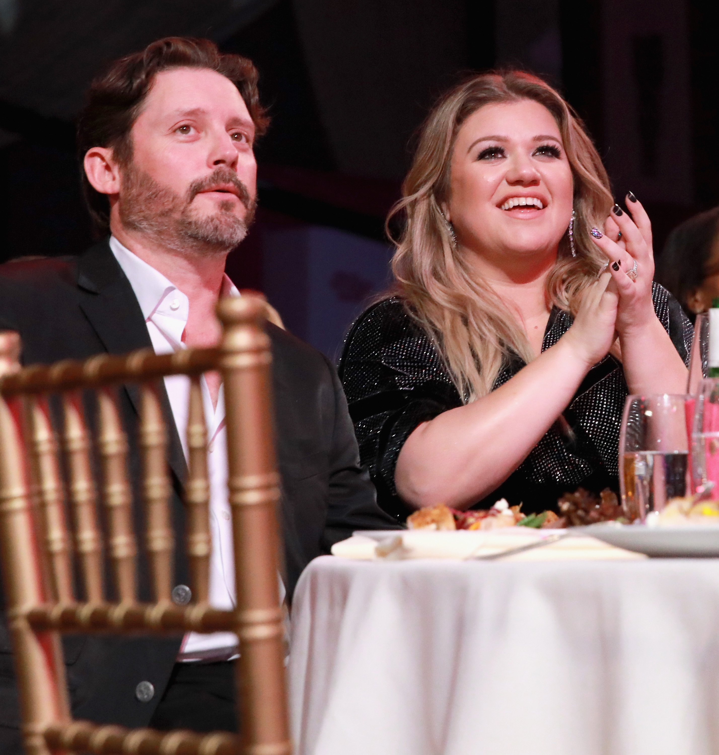 Brandon Blackstock and Kelly Clarkson attend Billboard's Women in Music presented in partnership with FIJI Water on November 30, 2017, in Hollywood, California | Source: Getty Images
