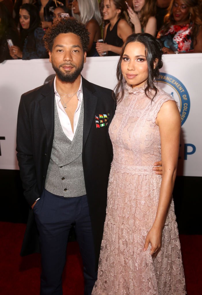 Jussie Smollett (L) and Jurnee Smollett-Bell attend the 49th NAACP Image Awards | Getty Images