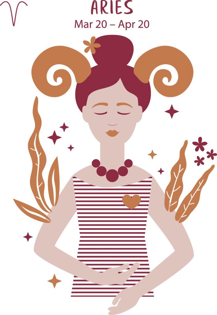 Illustration of the zodiac sign Aries | Source: Womanly