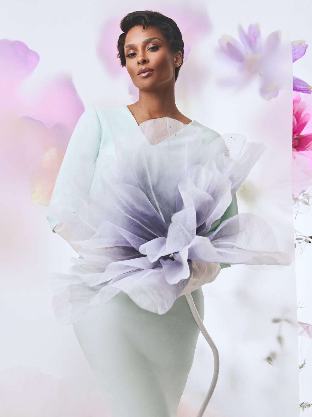 Ciara keeps it soft and elegant in a pastel-inspired shot | Source: Instagram/ciara