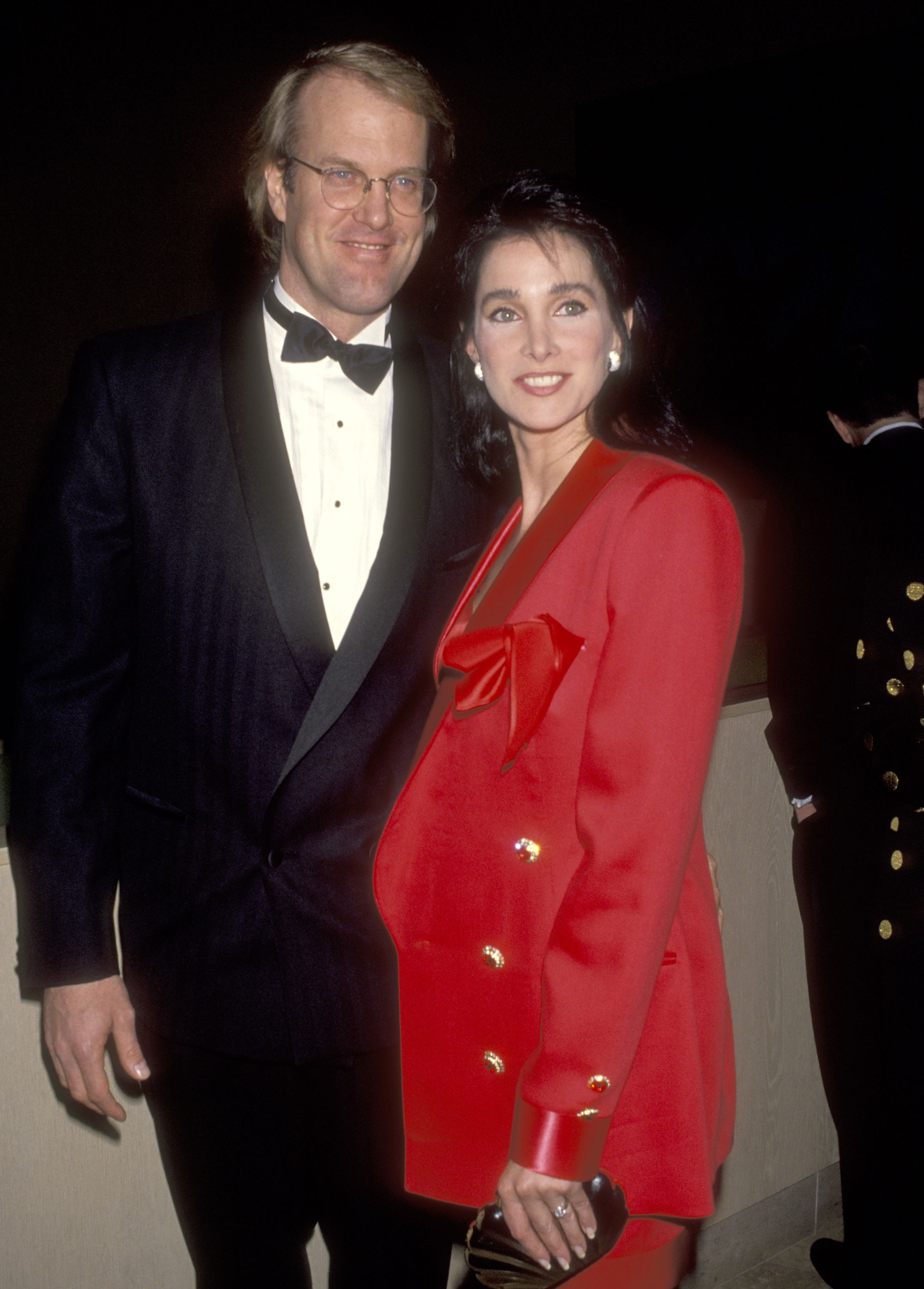 John Tesh and Connie Sellecca attend the American Friends of The Hebrew University's Scopus Award on January 30, 1993 in Beverly Hills, California | Photo: Getty Images