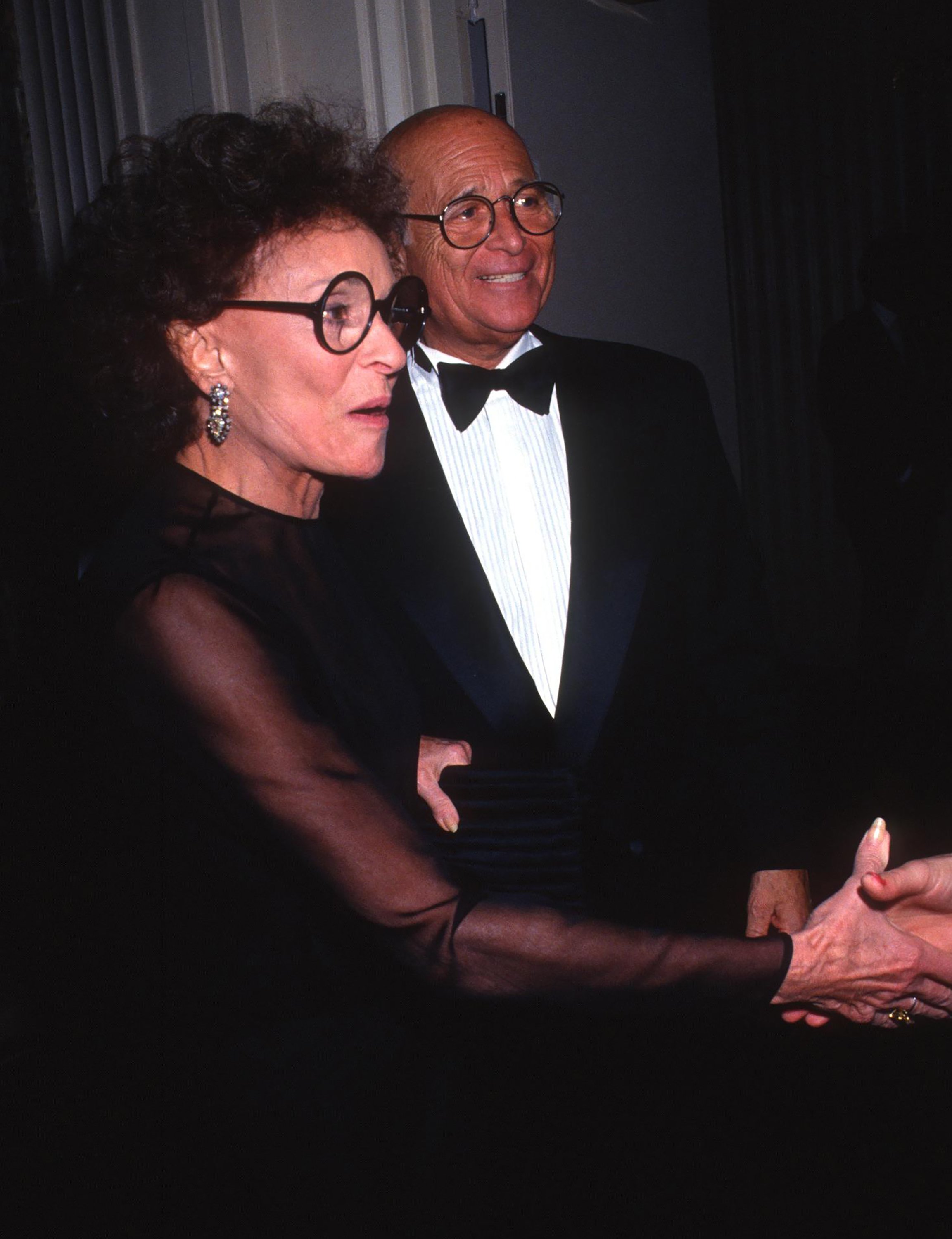 Frances Lear and Norman Lear attend the 10th Annual People for the American Way's 'Spirit of Liberty' Awards at the Waldorf Astoria Hotel, New York, New York, November 18, 1990 | Source: Getty Images 