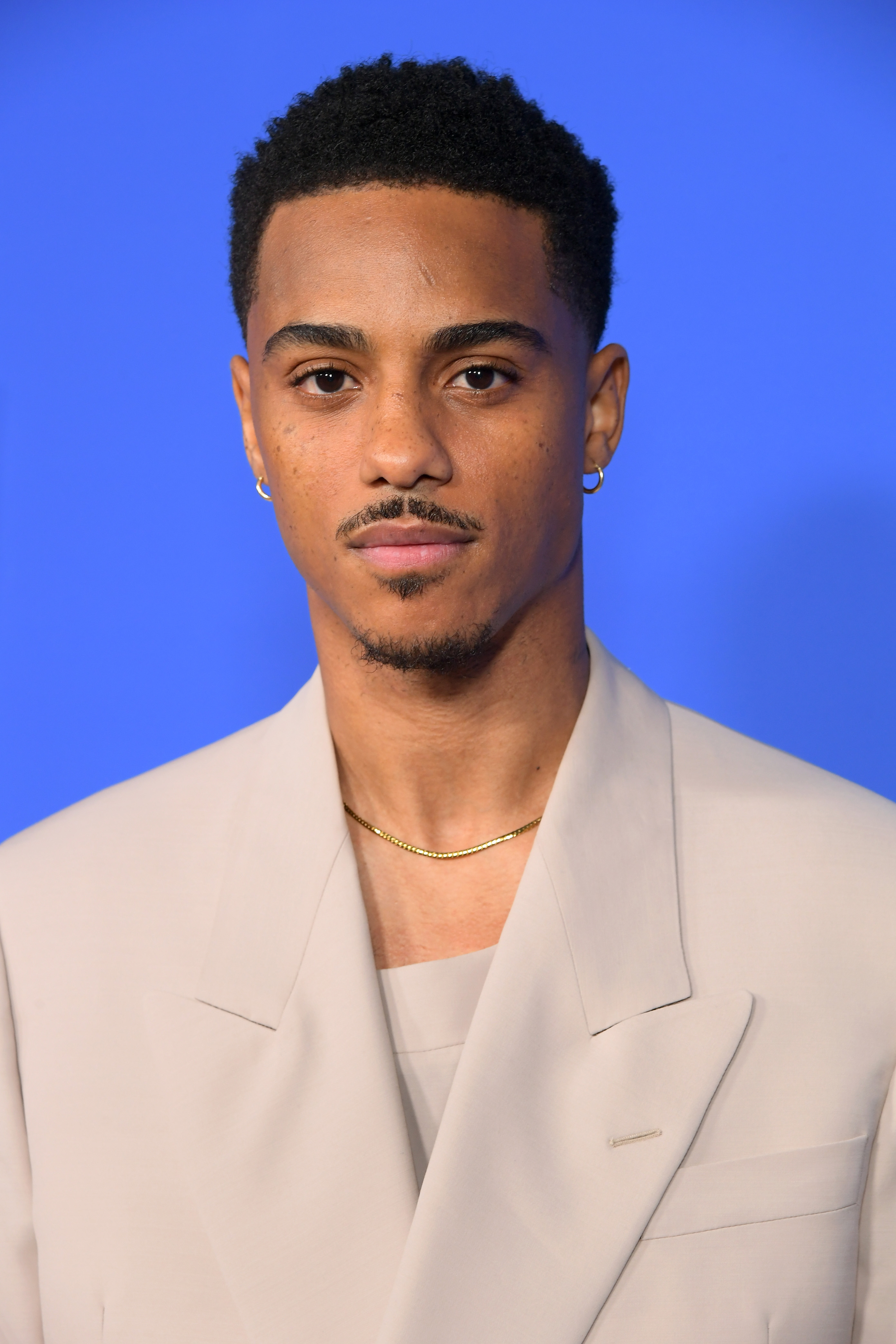 Keith Powers poses at the Fashion Trust U.S. Awards 2023 at Goya Studios on March 21, 2023, in Los Angeles, California | Source: Getty Images