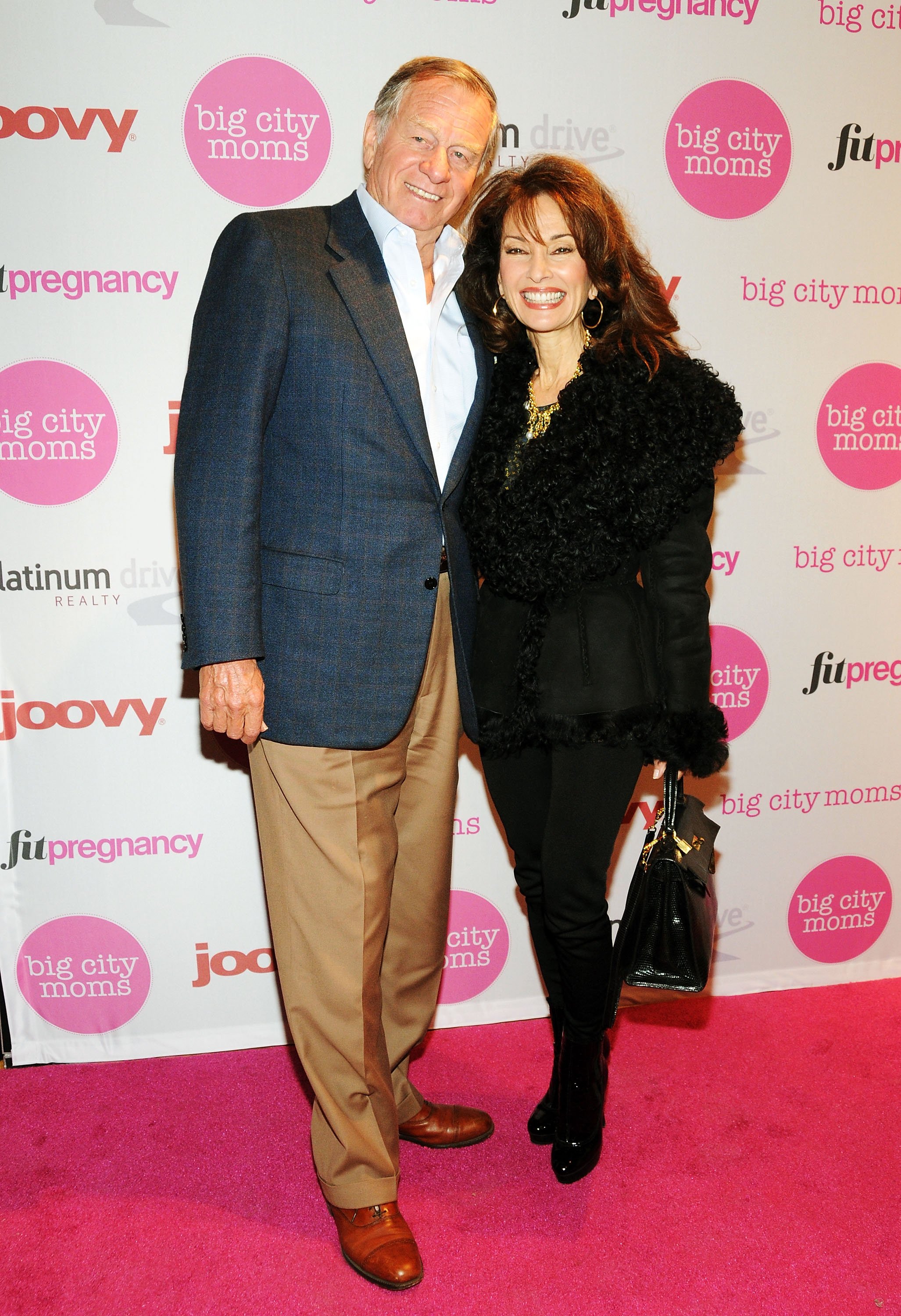 Helmut Huber and actress Susan Lucci attend Big City Moms' 18th Biggest Baby Shower Ever at Metropolitan Pavilion on November 13, 2013, in New York City. | Source: Getty Images