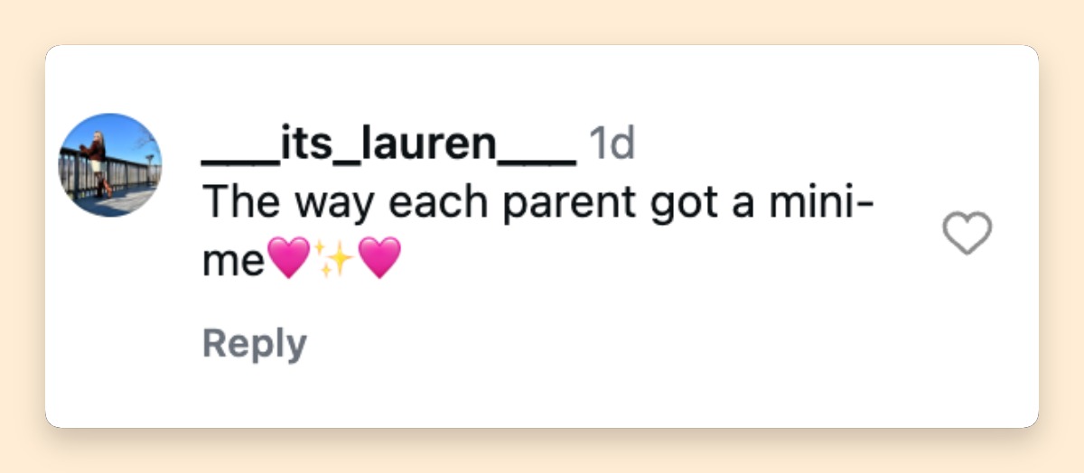 The nostalgic snapshots quickly sparked comparisons between the twins and their parents, with one fan joking that Sarah Jessica and Matthew had each gotten a "mini-me." | Source: Instagram/sarahjessicaparker