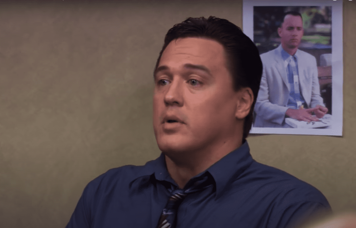 A screenshot of Billy Merchant played by Mark York in "The Office" | Photo: YouTube/The Office
