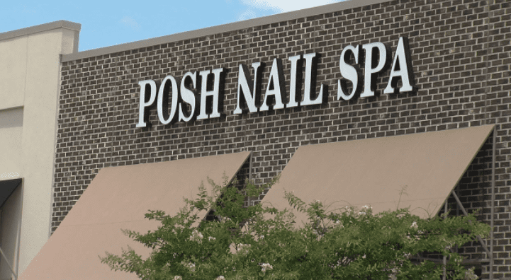 An outside view of the POSH Nail Spa II in Columbia, South Carolina | Photo: WACH FOX 57