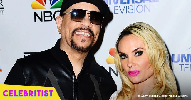 Ice-T's wife Coco and little daughter pose in matching polka-dot dresses in recent photos