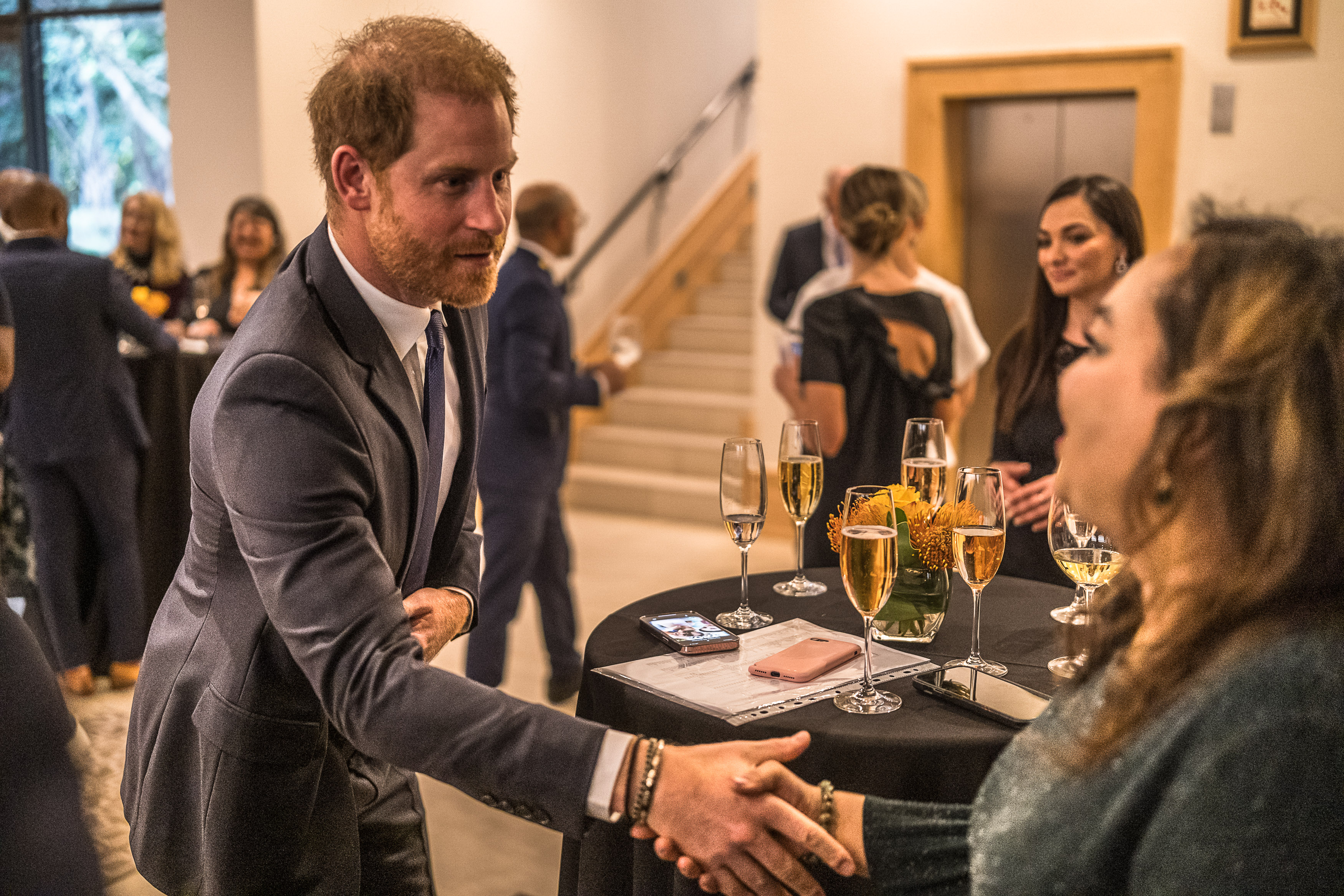 Prince Harry attends a Sentebale reception and panel discussion at The Saxon Hotel in Johannesburg, South Africa, on October 3, 2024 | Source: Getty Images