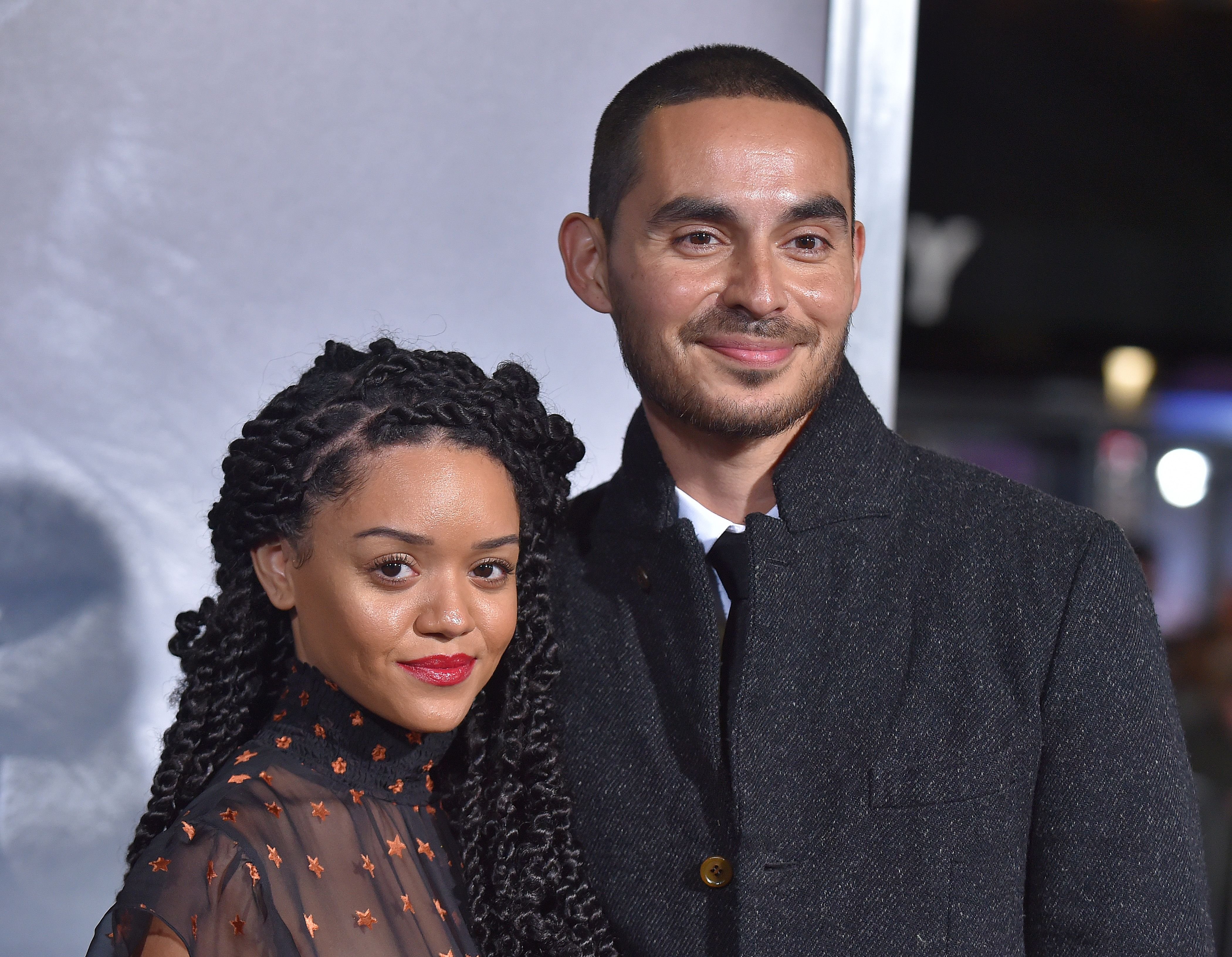 Manny Montana and Adelfa Marr in Westwood, California on December 10, 2018 | Source: Getty Images 